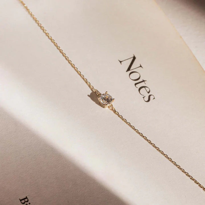 Jamie | Bracelet with Moissanite Stones in 14k Gold
