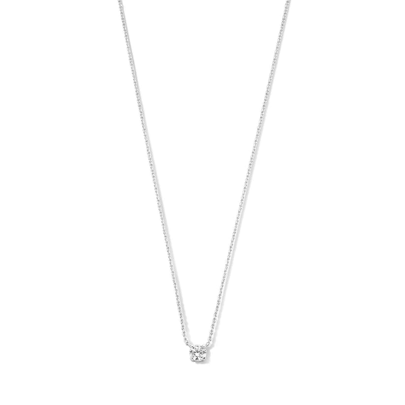 Jamie | Moissanite Stone Necklace 14k Gold