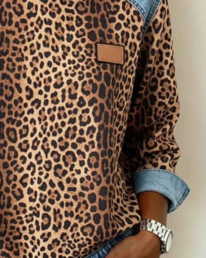Thalassa | Leopard Print Sweatshirt