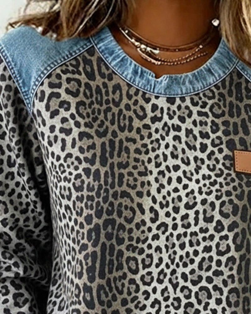 Thalassa | Leopard Print Sweatshirt