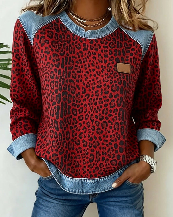 Thalassa | Leopard Print Sweatshirt
