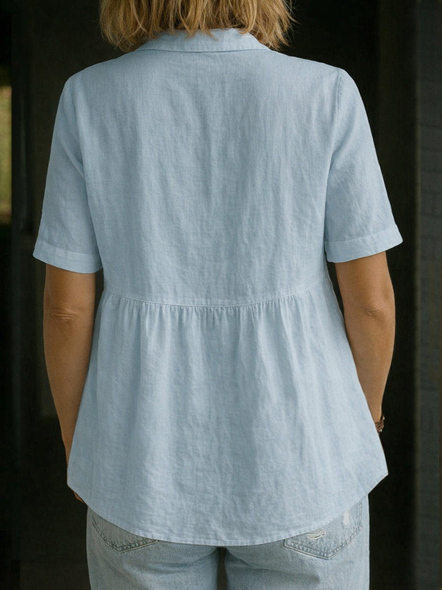 Elin™ | Everyday Linen Blouse