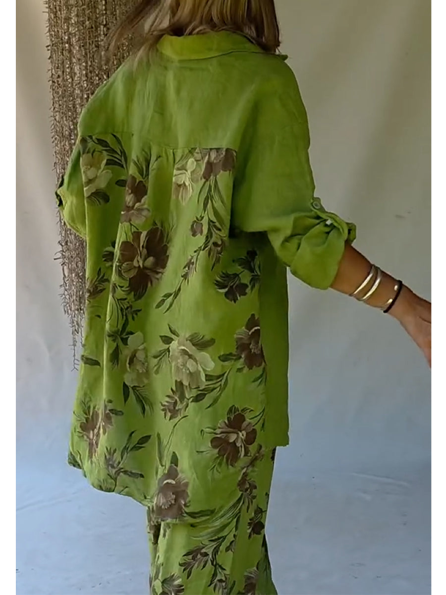 Isla™ | Relaxed Linen Floral Set