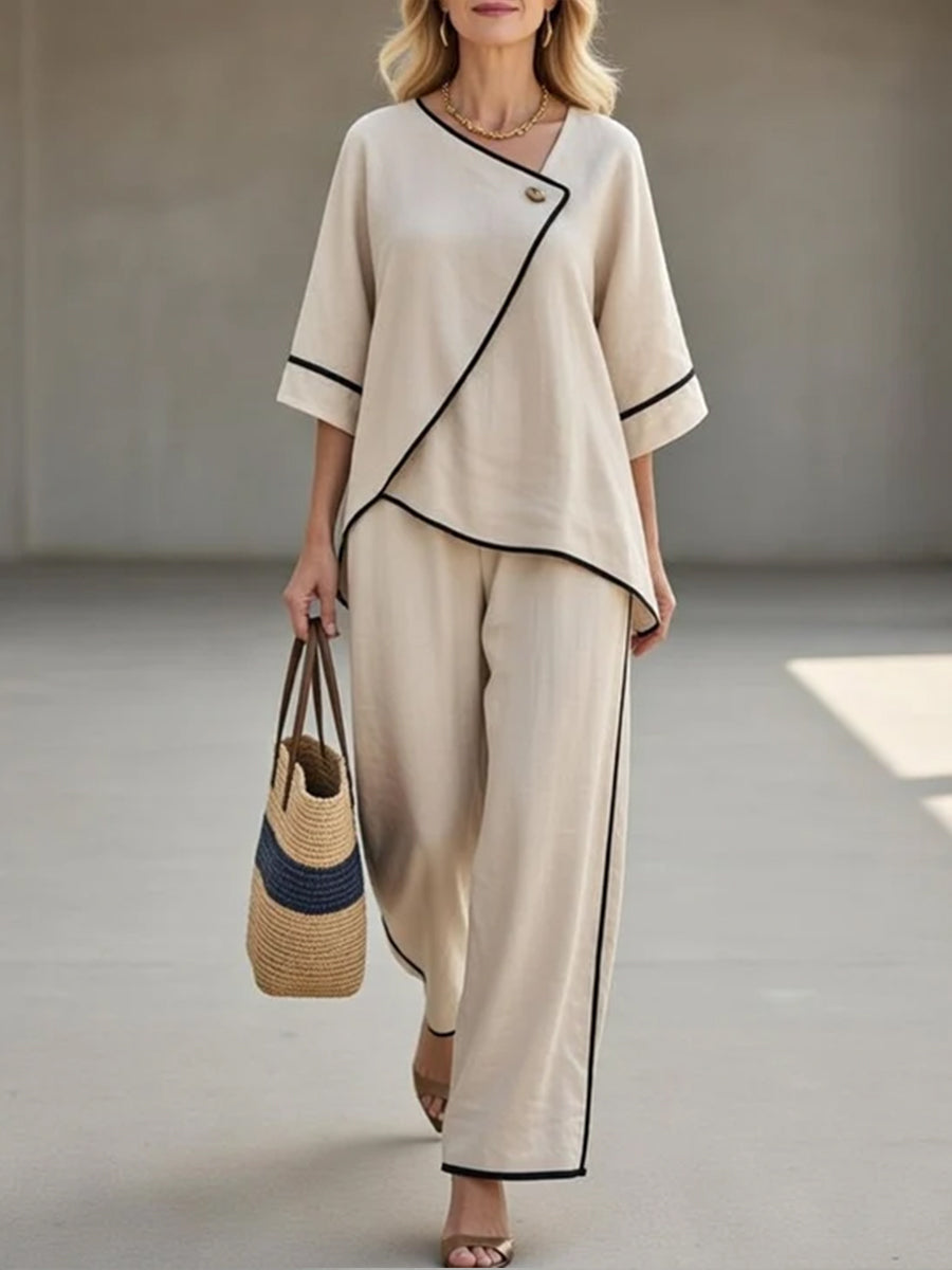 Elara™ | Elegant Linen Comfort Set