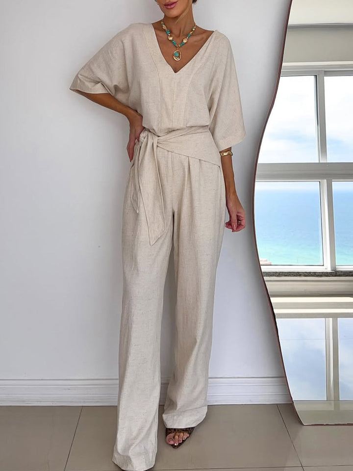 Maya™ | Linen Cotton Effortless Two-Piece Set
