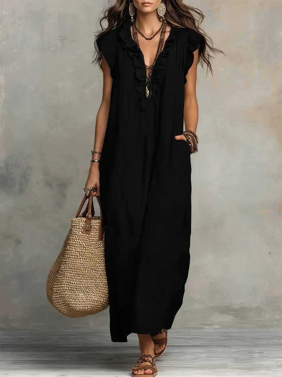 Camellia | Long Bohemian Dress