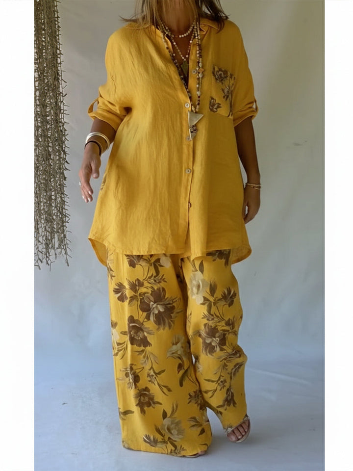 Isla™ | Relaxed Linen Floral Set