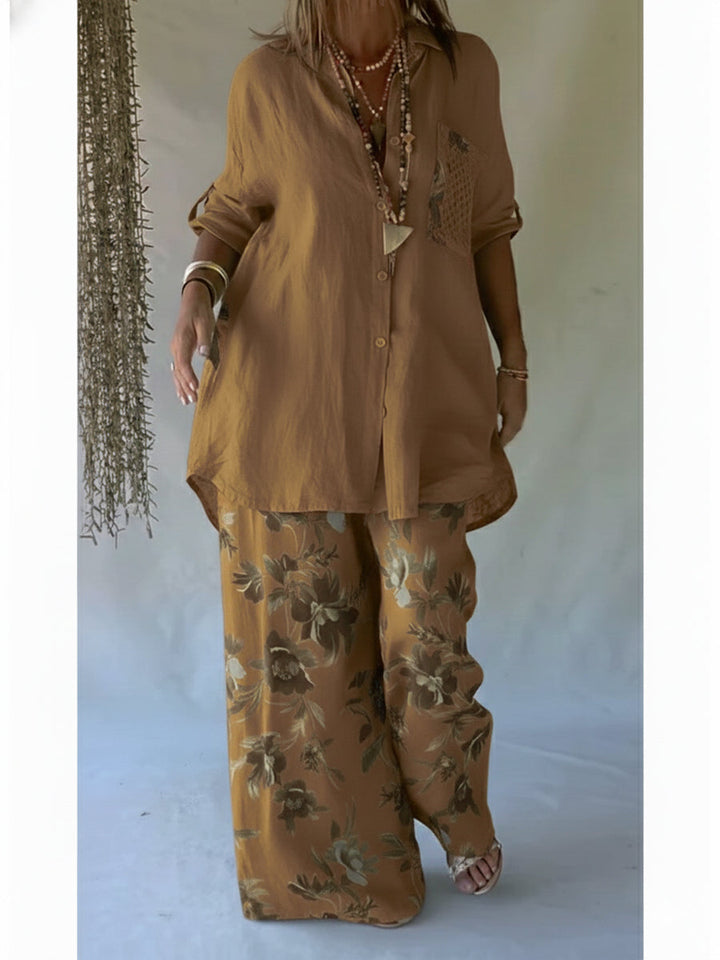 Isla™ | Relaxed Linen Floral Set