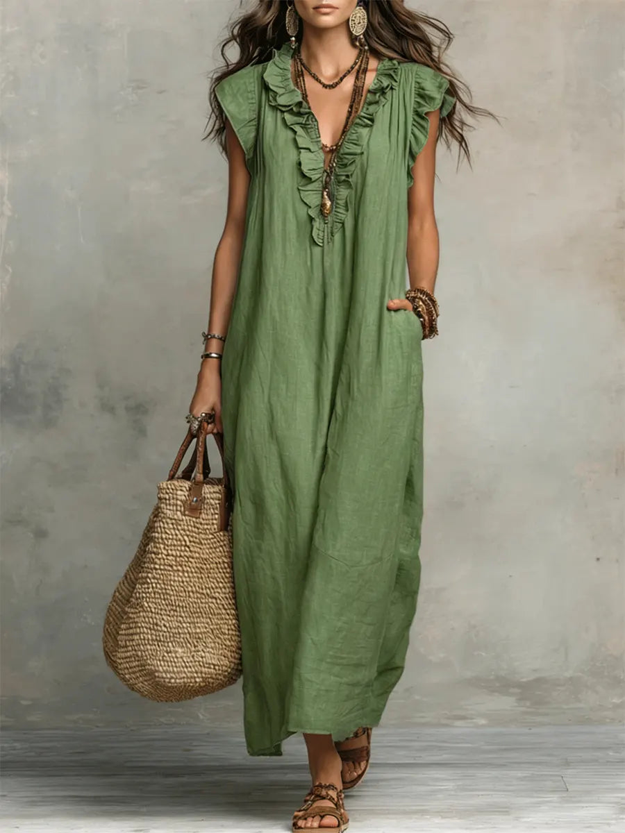 Camellia | Long Bohemian Dress