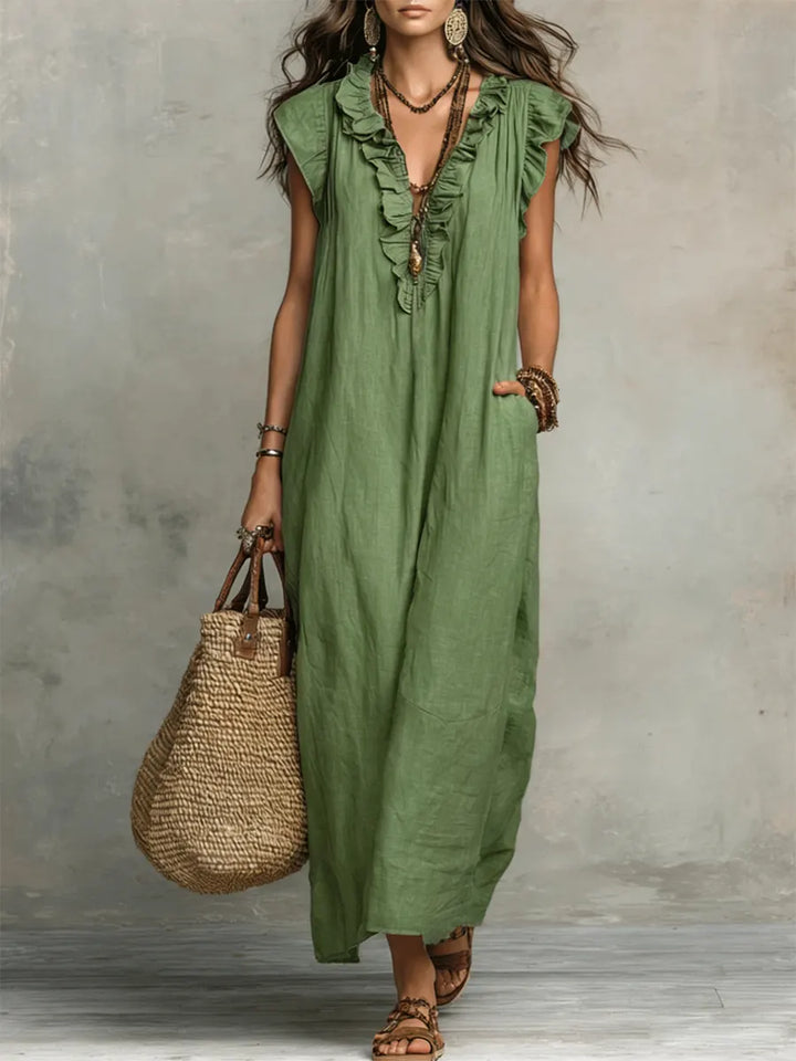 Camellia | Long Bohemian Dress