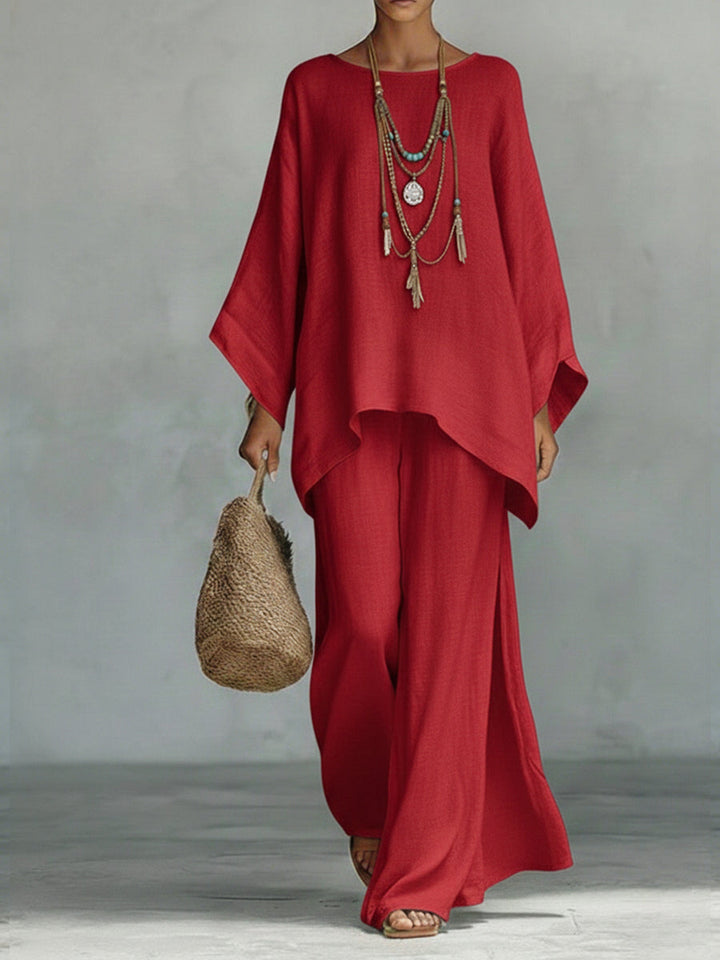 Celeste™ | Elegant Linen Two-Piece Set