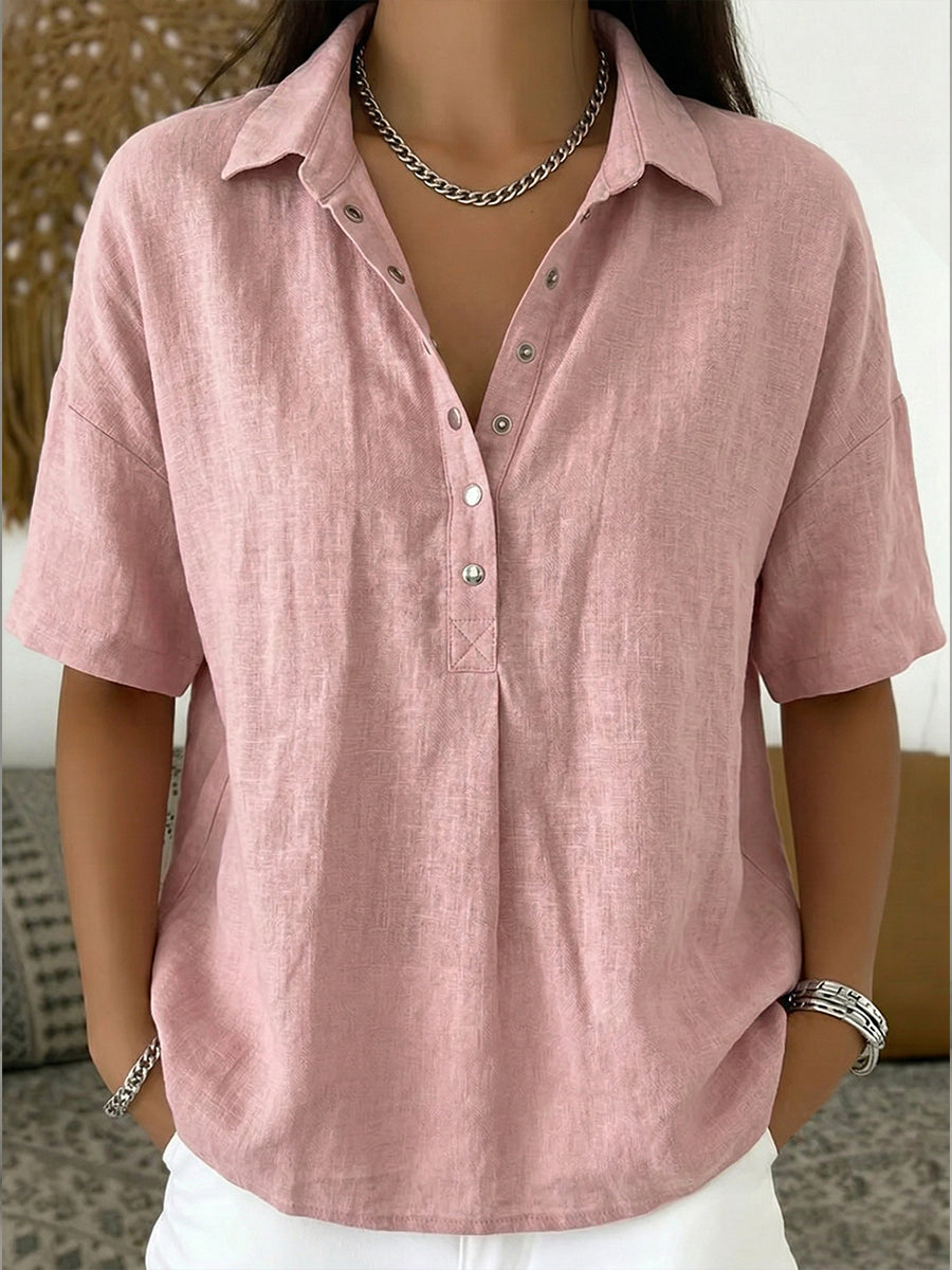 Noa™ | Essential Linen Blouse