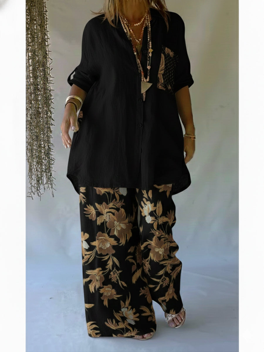 Isla™ | Relaxed Linen Floral Set