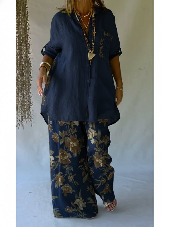 Isla™ | Relaxed Linen Floral Set