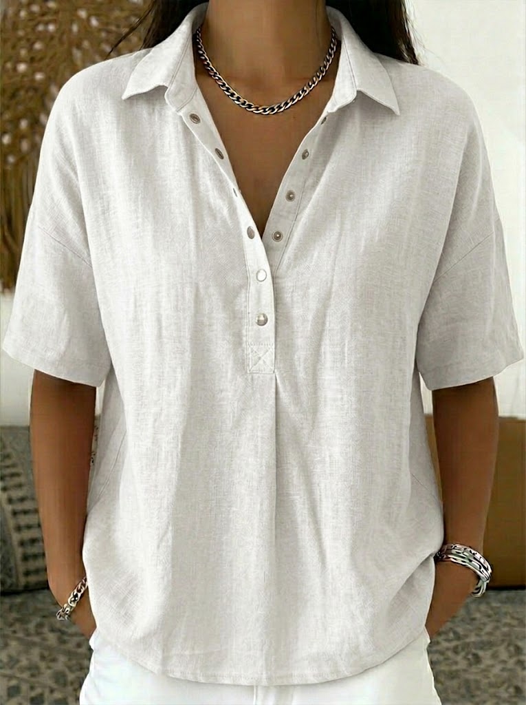 Noa™ | Essential Linen Blouse
