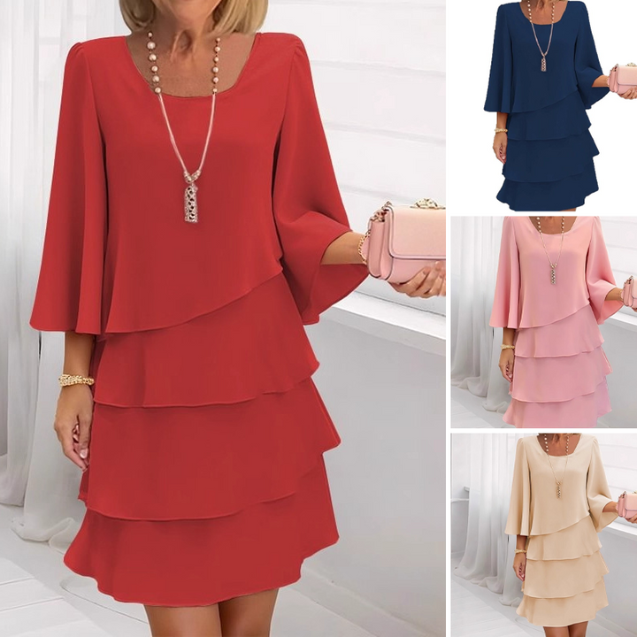 Amélie™ | Elegant Layered Flow Dress