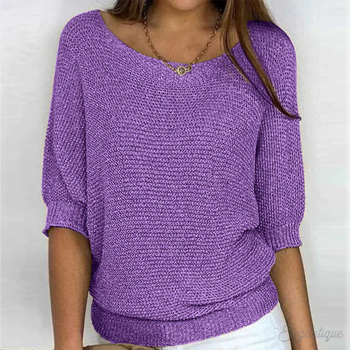 Evelyn | Elegant Knit Sweater